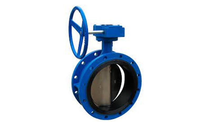 Center Disc Design Trusted Double Flange Butterfly Valve Manufacturer in Ahmedabad, Gujarat